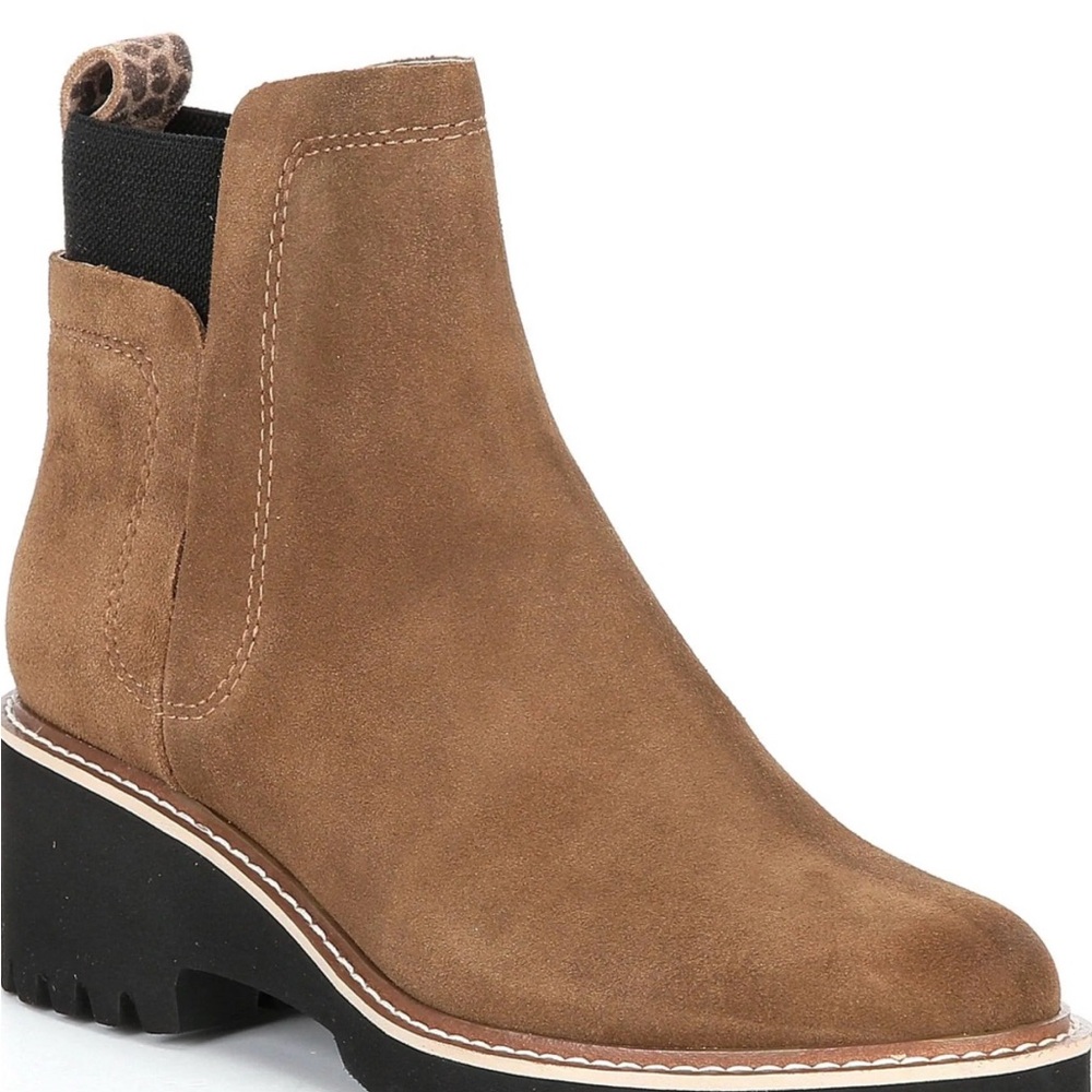 Dolce Vita Huey Chelsea Boot 6.5 Brown Suede